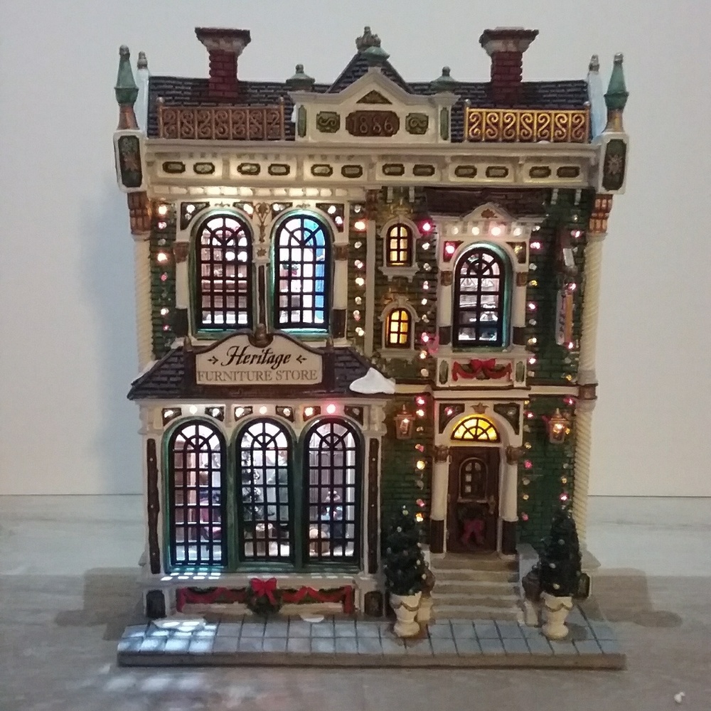Lemax Christmas Heritage Furniture Store - Retired